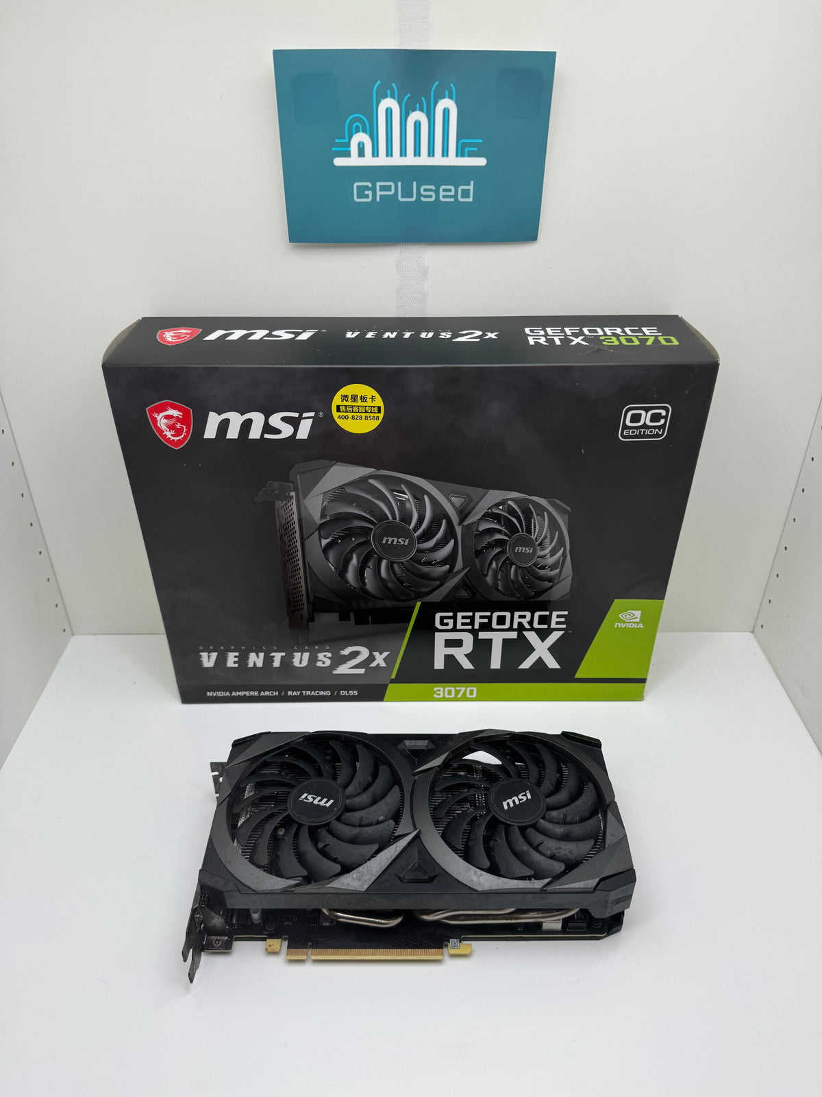 MSI Nvidia GeForce RTX 3070 Ventus 2X OC 8GB GDDR6 - B - 10% Off (Was £199.99)