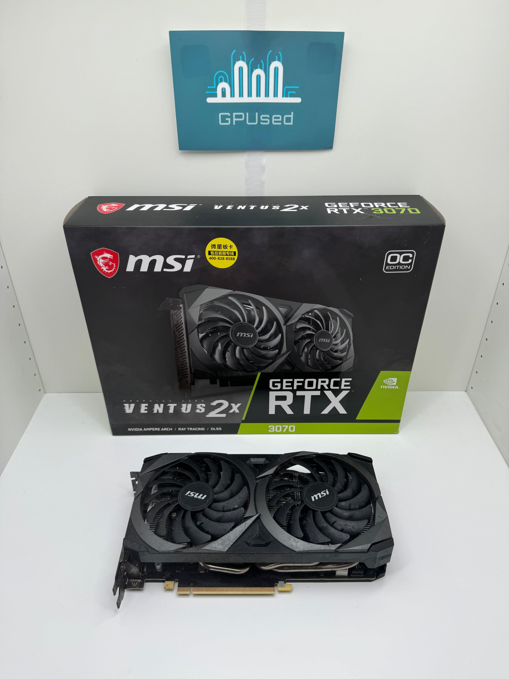 MSI Nvidia GeForce RTX 3070 Ventus 2X OC 8GB GDDR6 - B - 10% Off (Was £199.99)