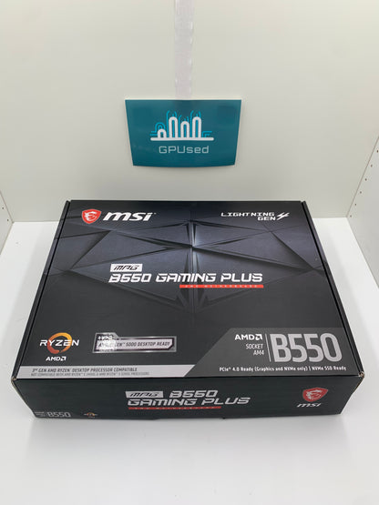 MSI B550 MPG Gaming Plus ATX AMD Socket AM4 Motherboard
