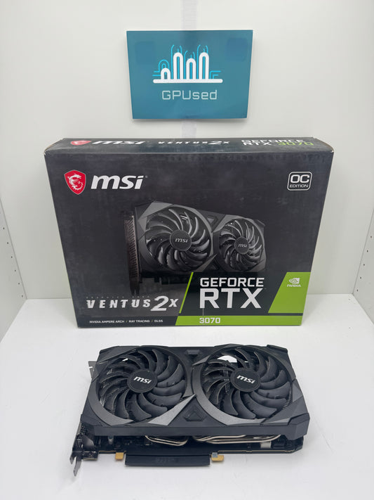 MSI Nvidia GeForce RTX 3070 Ventus 2X OC Edition 8GB GDDR6 - A - 10% Off (Was £229.99)