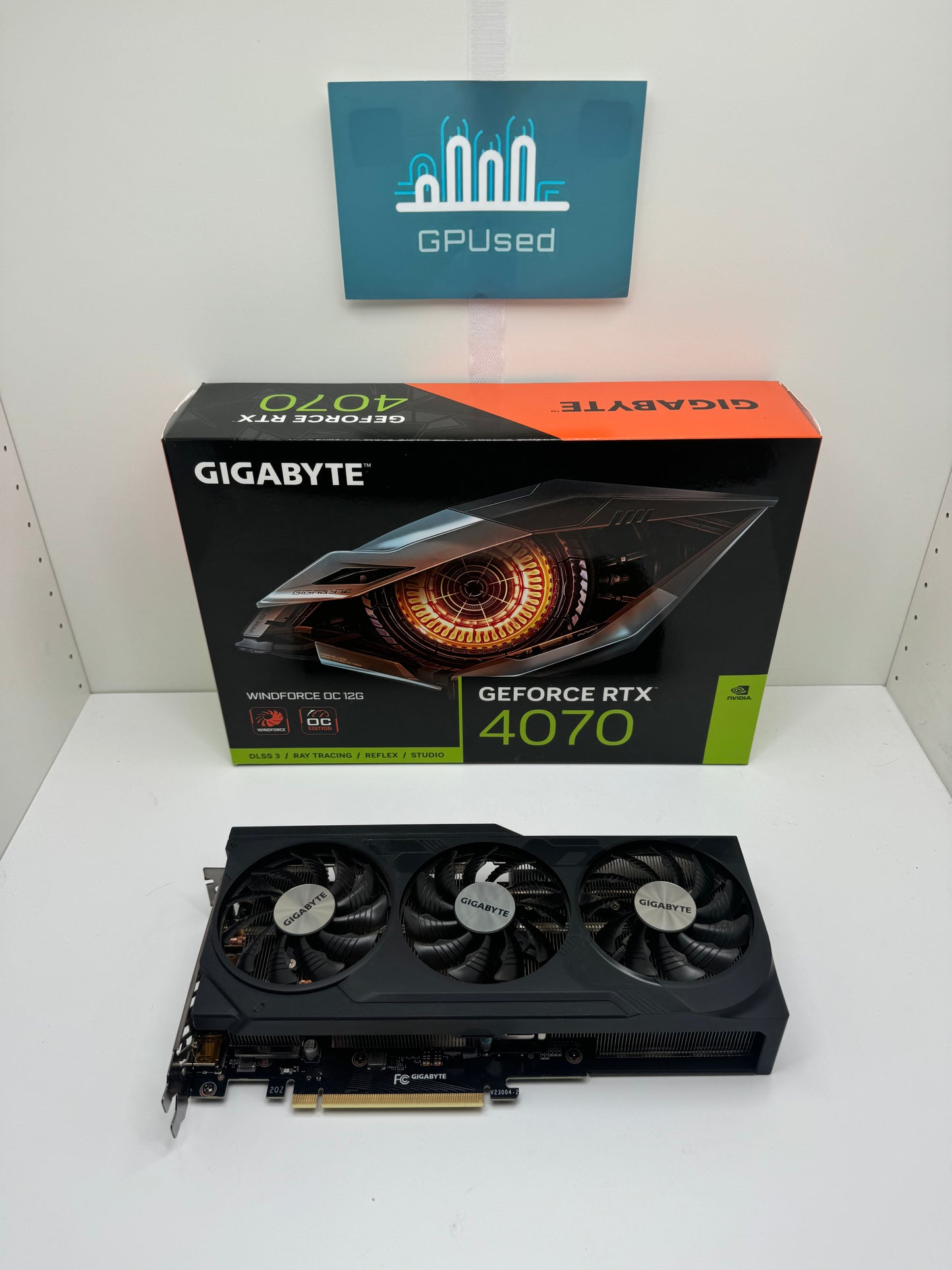 Gigabyte Nvidia GeForce RTX 4070 WindForce OC 12GB GDDR6X - A