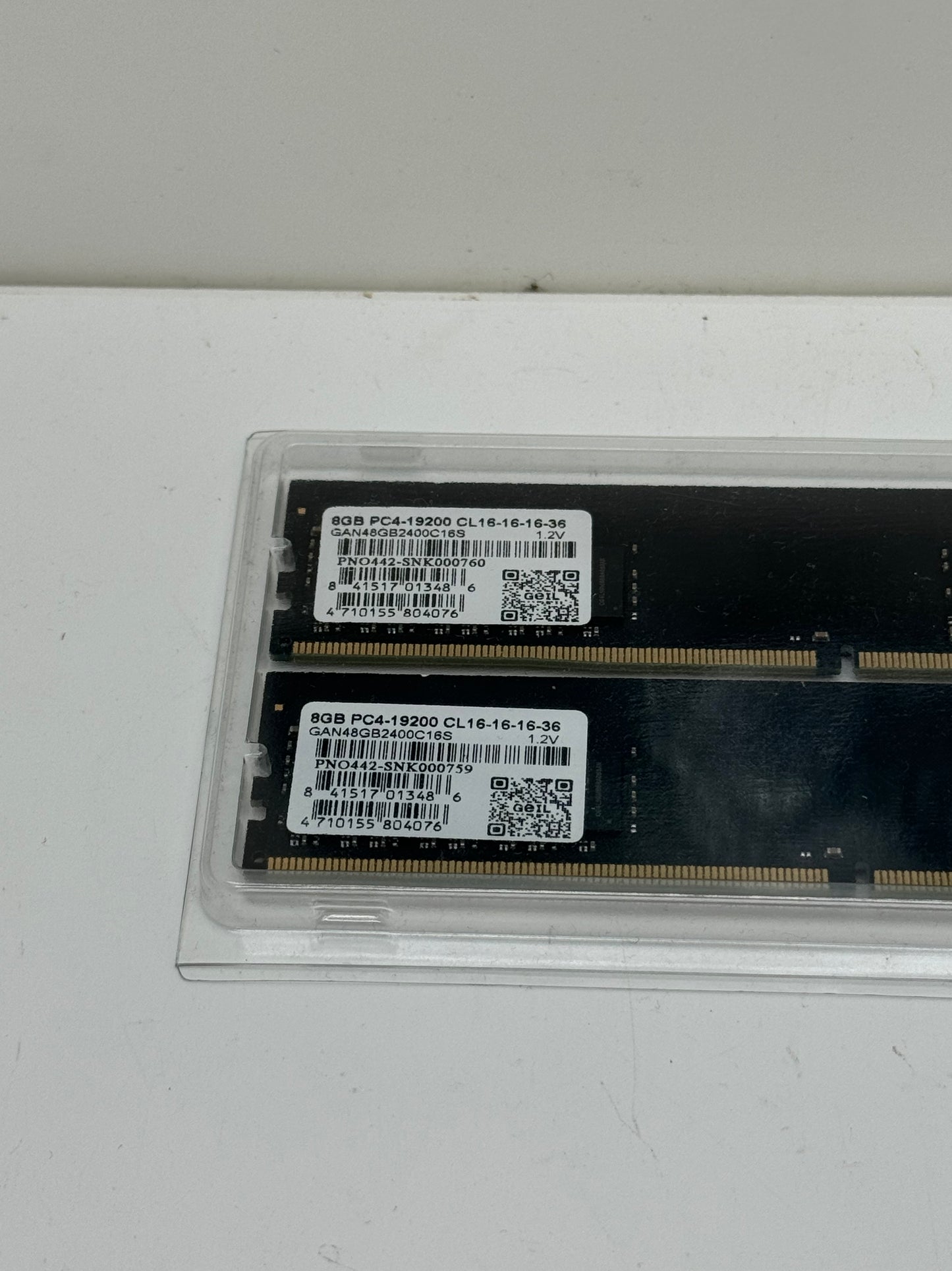 16GB (2x8GB) Ryzen PC4-19200 DDR4 RAM