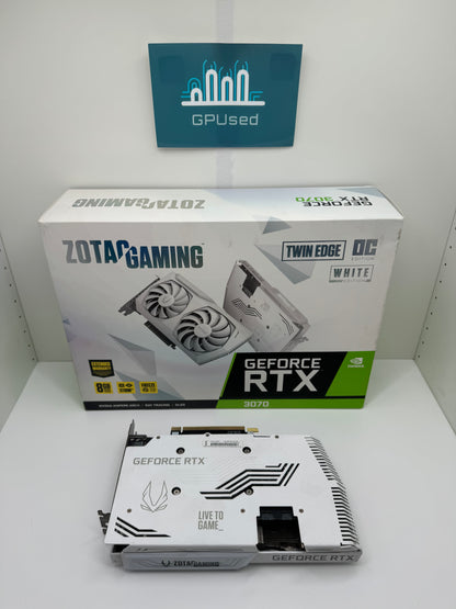 Zotac Nvidia GeForce RTX 3070 Twin Edge OC White Edition 8GB GDDR6 - B - 10% Off (Was £209.99)