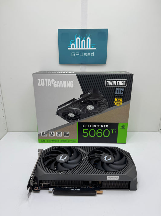 Zotac Nvidia GeForce RTX 5060 Ti Twin Edge OC 16GB GDDR7 - A