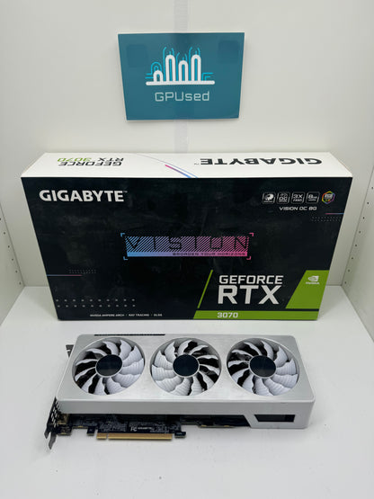 Gigabyte Nvidia GeForce RTX 3070 Vision White 8GB GDDR6 - B - 10% Off (Was £209.99)