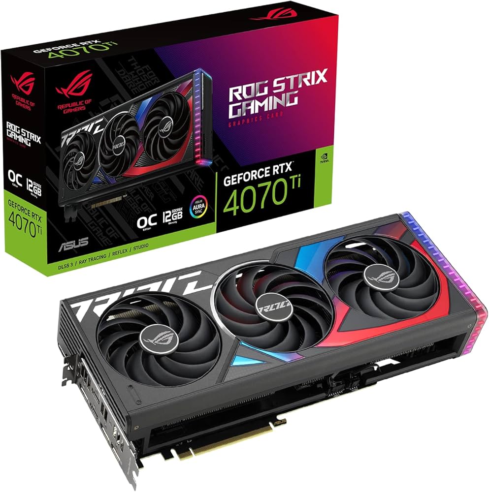 ASUS 4070 Ti Rog Strix Raffle Ticket