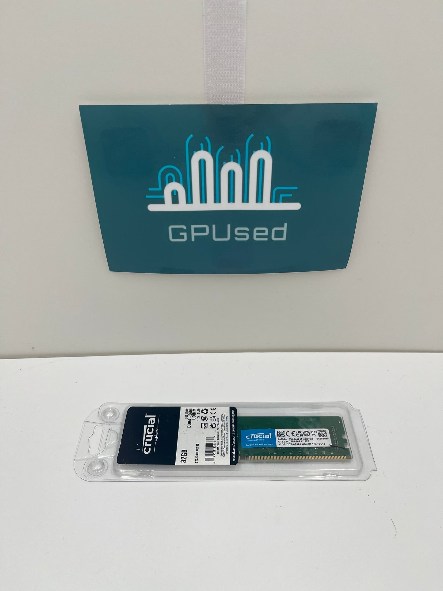 32GB Crucial 2666MHz DDR4 RAM