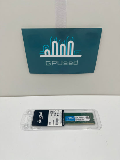 32GB Crucial 2666MHz DDR4 RAM