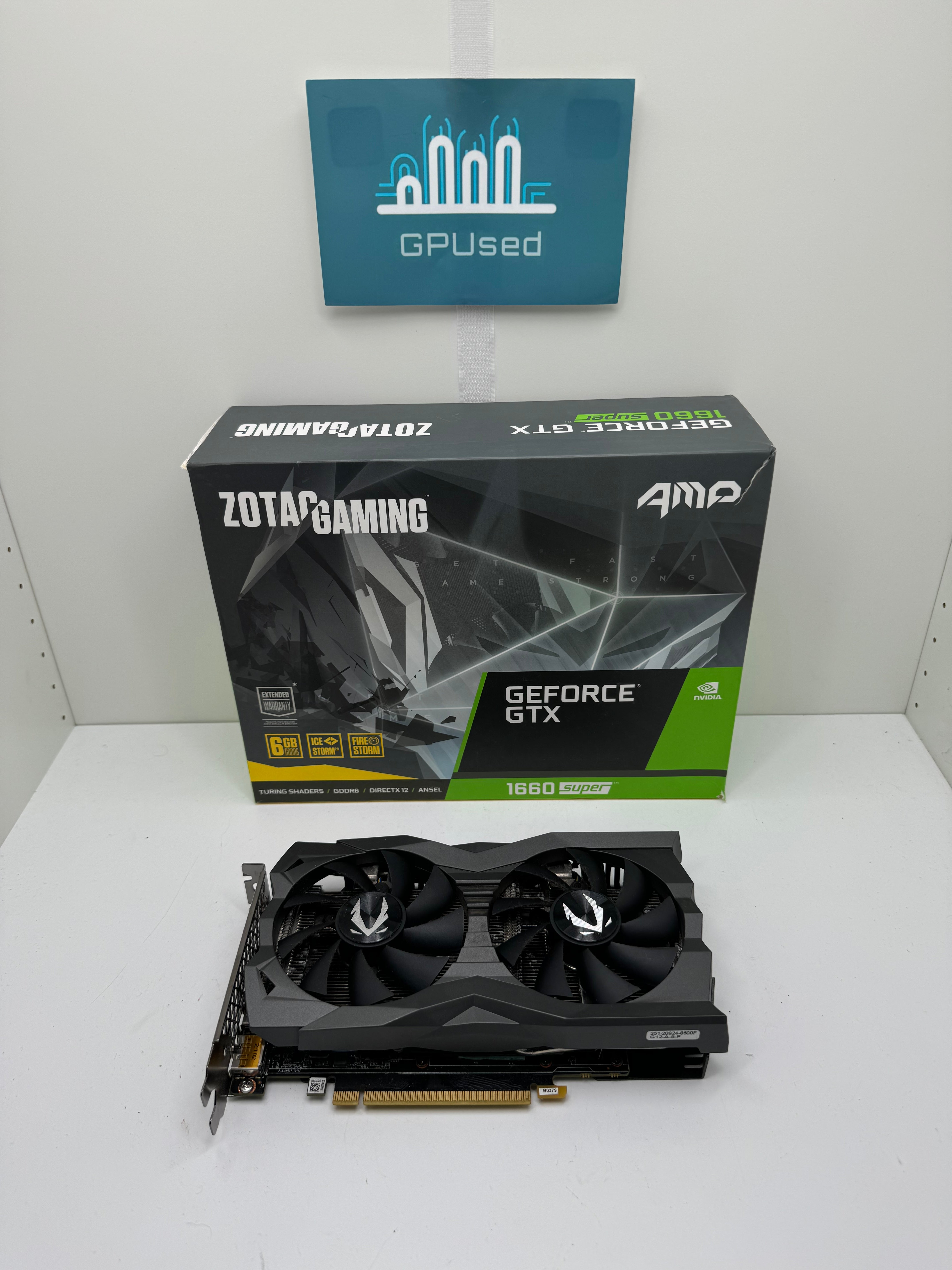 ZOTAC/GTX1660super/6gb/nvidia （中古】GeForce GTX 1660 SUPER