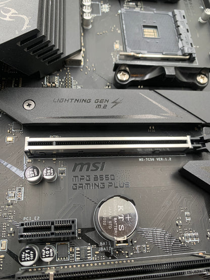 MSI B550 MPG Gaming Plus ATX AMD Socket AM4 Motherboard