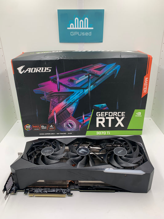 Gigabyte Aorus Nvidia GeForce RTX 3070 Ti Master 8GB GDDR6X - A