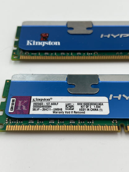 8GB (2x4GB) Kingston HyperX 1600MHz DDR3 RAM