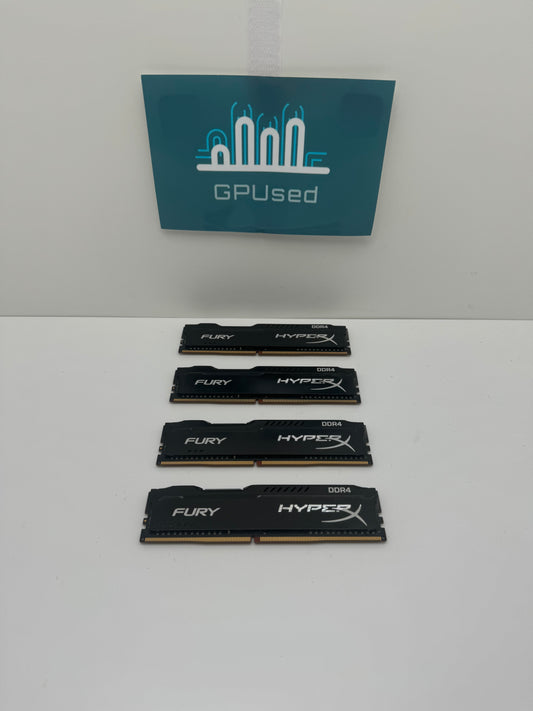 16GB (4x4GB) Kingston HyperX 2400MHz DDR4 RAM