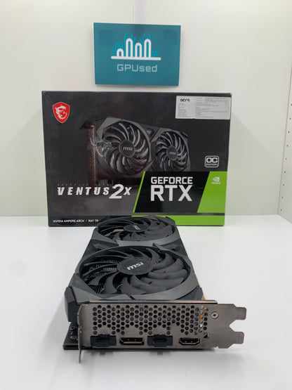 MSI Nvidia GeForce RTX 3060 Ventus 2X 12GB GDDR6 - A
