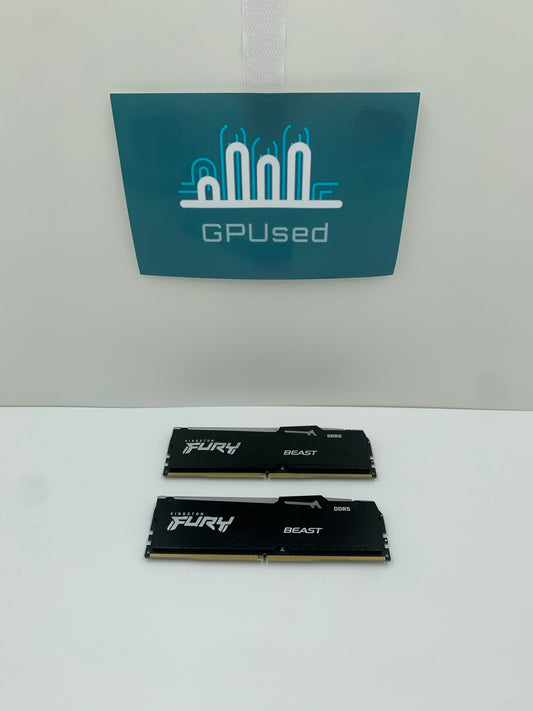 16GB (2X8GB) Kingston Fury Beast 5600MHz DDR5 RAM