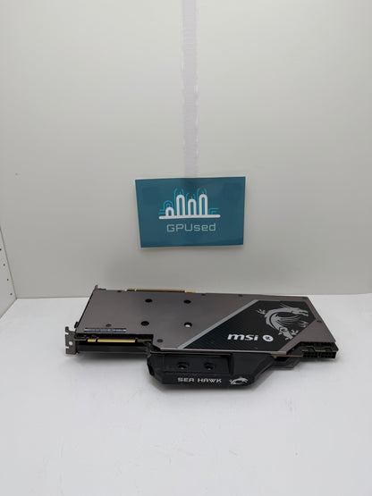MSI GeForce RTX 2080 Sea Hawk graphics card — product photograph 2 of 4