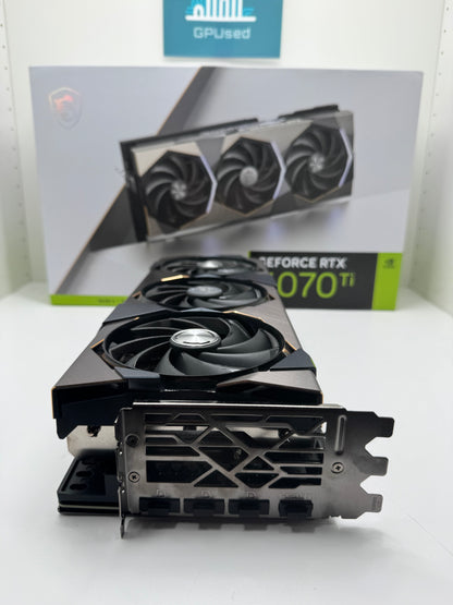 MSI Nvidia GeForce RTX 4070 Ti Suprim X 12GB GDDR6X - A