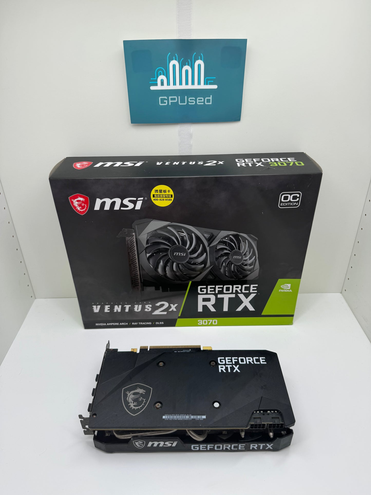 MSI Nvidia GeForce RTX 3070 Ventus 2X OC 8GB GDDR6 - B - 10% Off (Was £199.99)