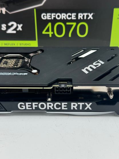 MSI Nvidia GeForce RTX 4070 Ventus 2X 12GB GDDR6X - A
