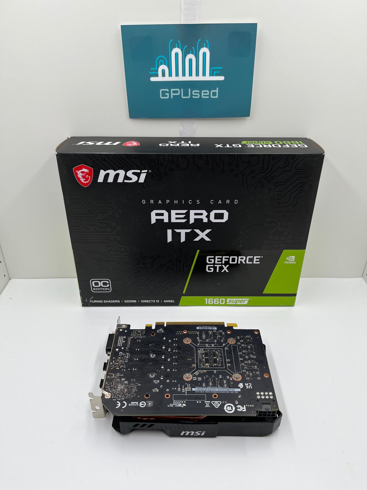 MSI Nvidia GeForce GTX 1660 Super Aero ITX OC 6GB GDDR6 - A