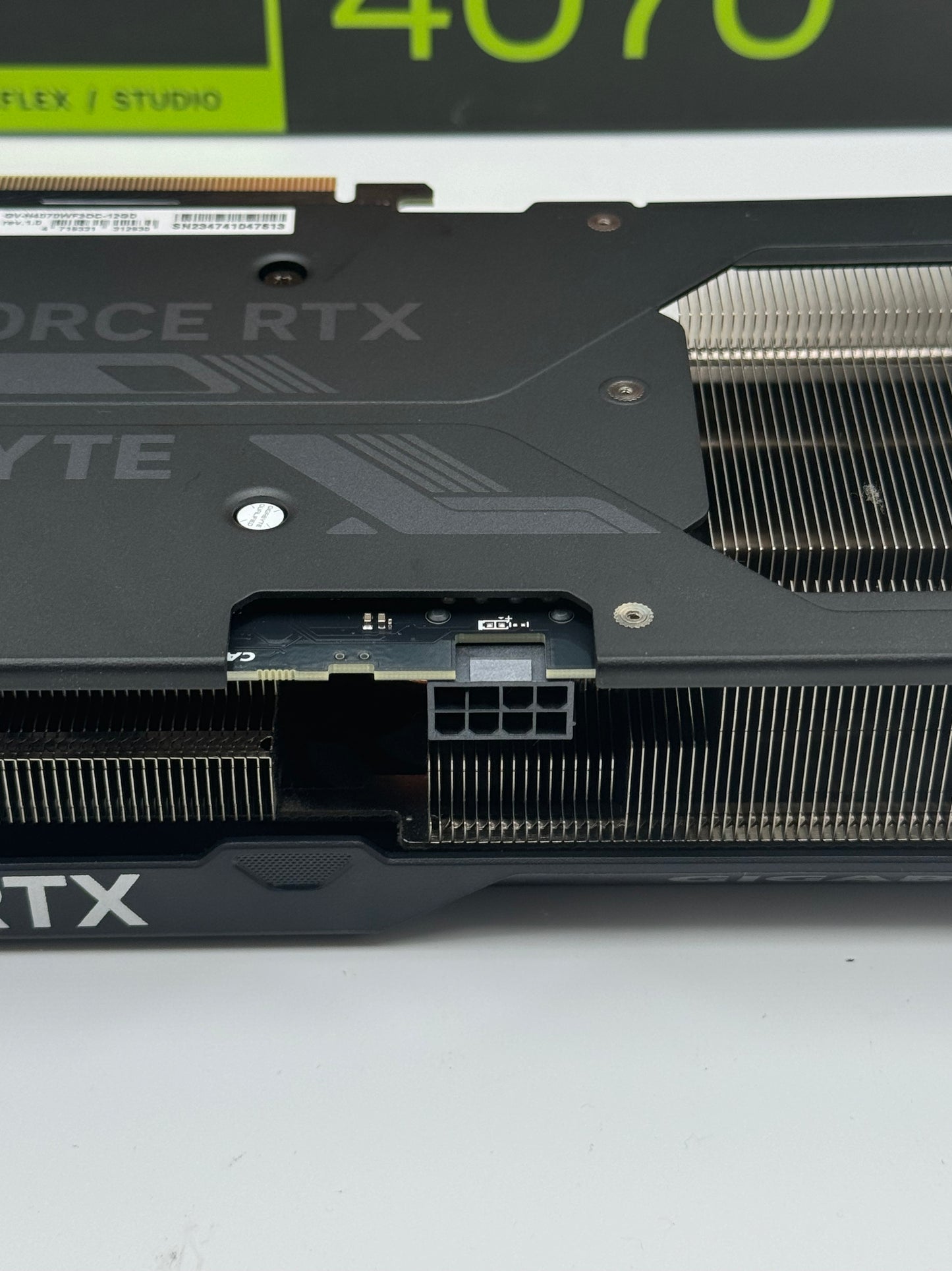 Gigabyte Nvidia GeForce RTX 4070 WindForce OC 12GB GDDR6X - A