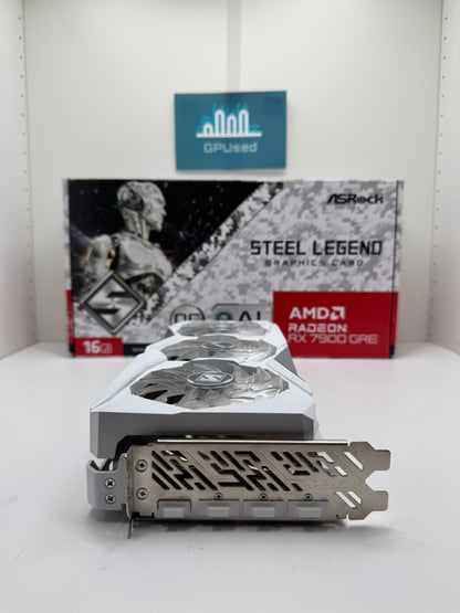 ASRock AMD Radeon RX 7900 GRE Steel Legend White 16GB GDDR6 - A