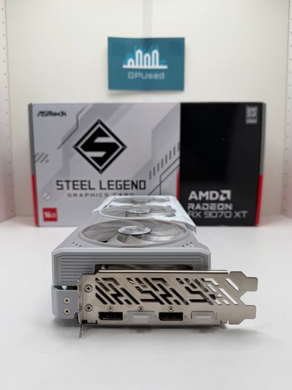 ASRock AMD Radeon RX 9070 XT Steel Legend White 16GB GDDR6 - A