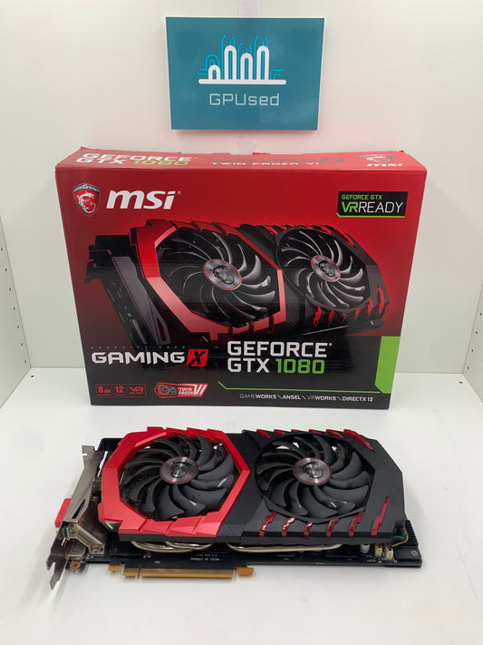 MSI Nvidia GeForce GTX 1080 Gaming X 8GB GDDR5 - A