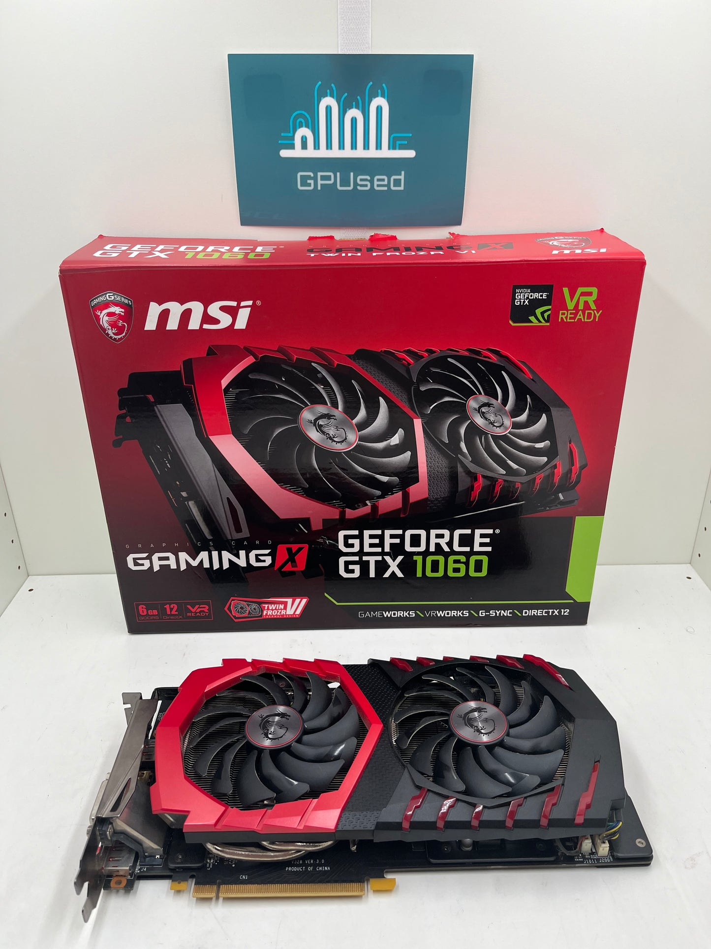 MSI Nvidia GeForce GTX 1060 Gaming X 6GB GDDR5 - A