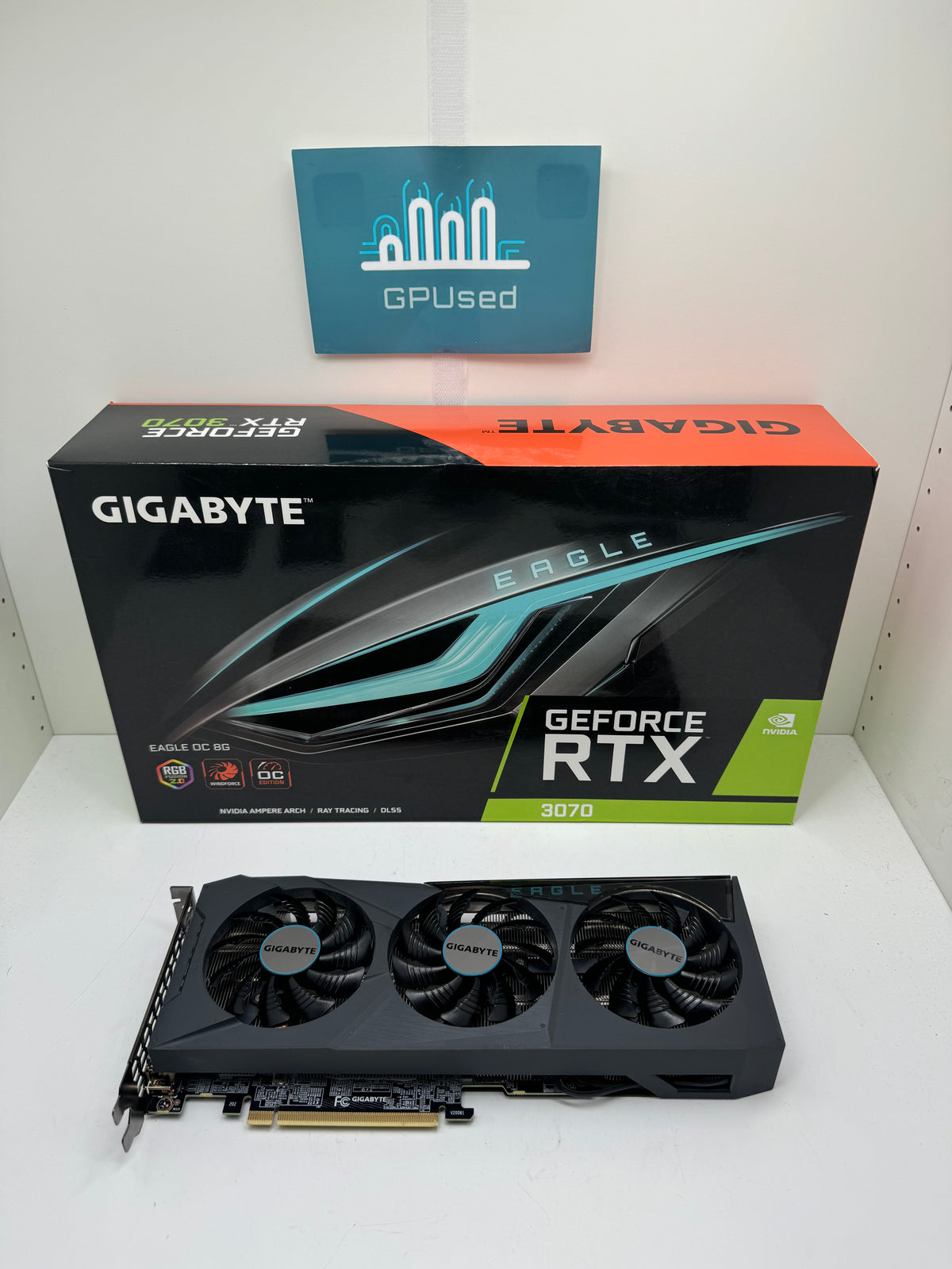 Gigabyte Nvidia GeForce RTX 3070 Eagle OC 8GB GDDR6 - A - 10 % rabatt (var £269.99), image 1