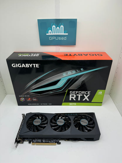 Gigabyte Nvidia GeForce RTX 3070 Eagle OC 8GB GDDR6 - A - 10 % rabatt (var £269.99)
