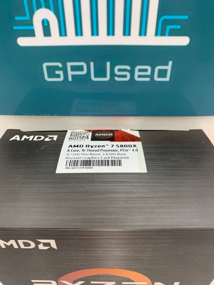 AMD Ryzen 7 5800X Processor CPU - Socket AM4 - C