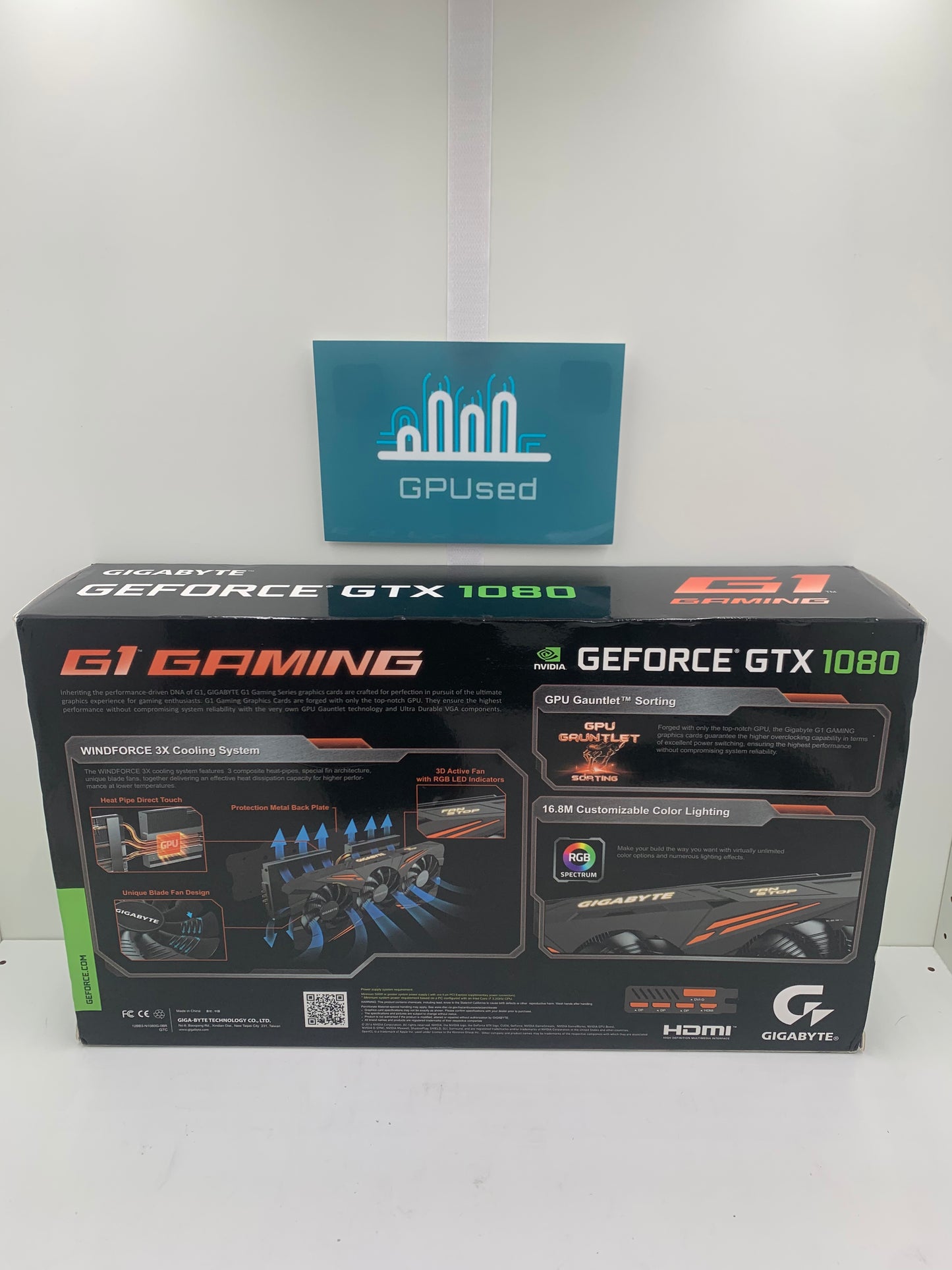 Gigabyte Nvidia GeForce GTX 1080 G1 Gaming 8GB GDDR5 - A
