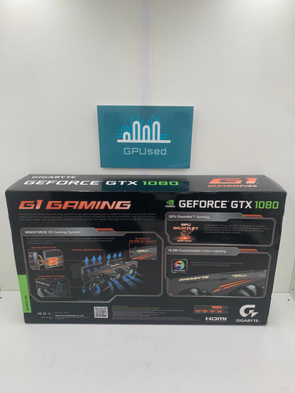 Gigabyte Nvidia GeForce GTX 1080 G1 Gaming 8GB GDDR5 - A