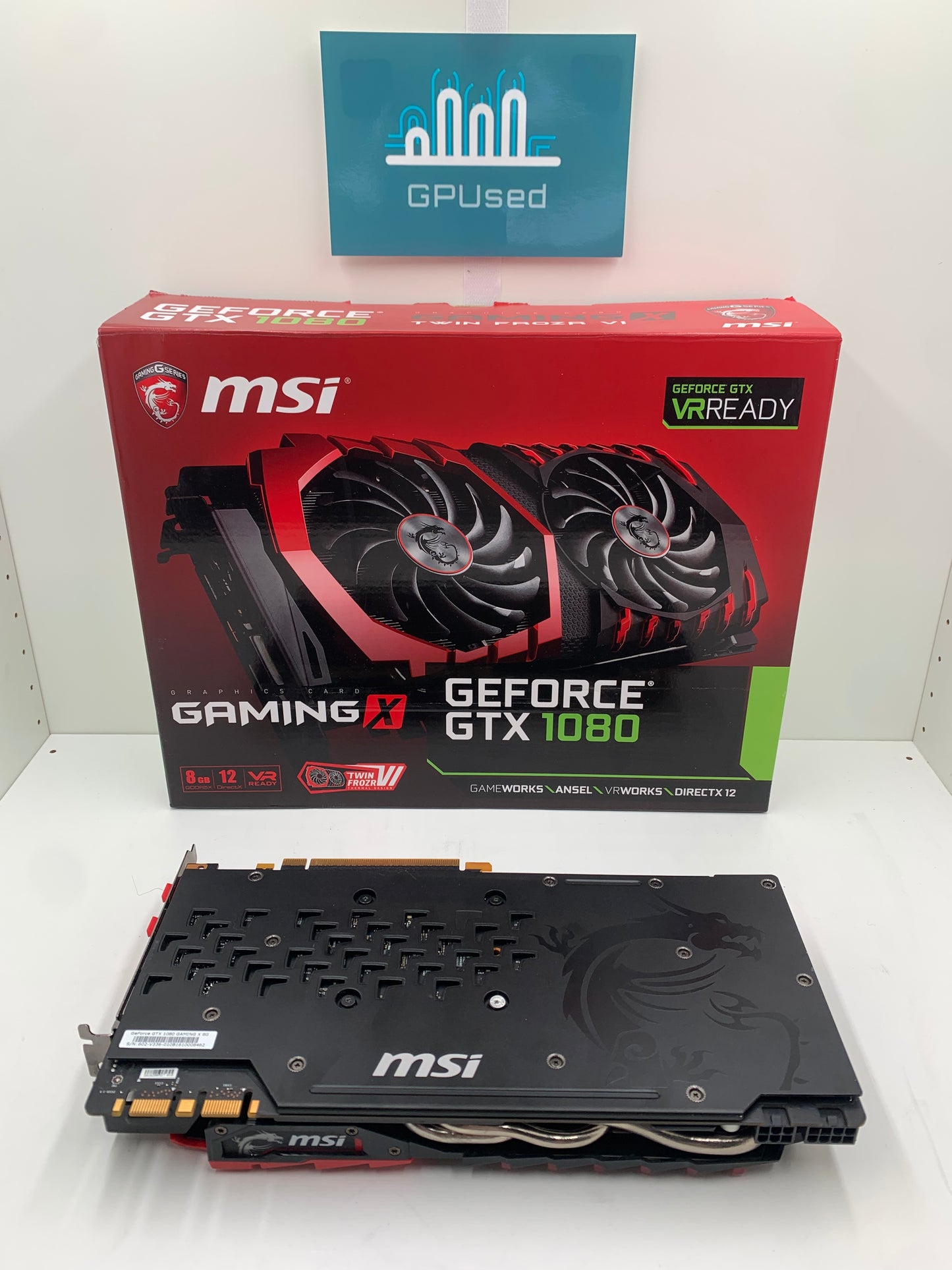 MSI Nvidia GeForce GTX 1080 Gaming X 8GB GDDR5 - A