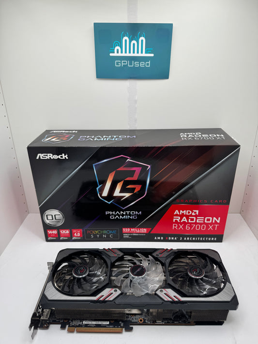 ASRock AMD Radeon RX 6700XT Phantom Gaming D OC 12GB GDDR6 - A