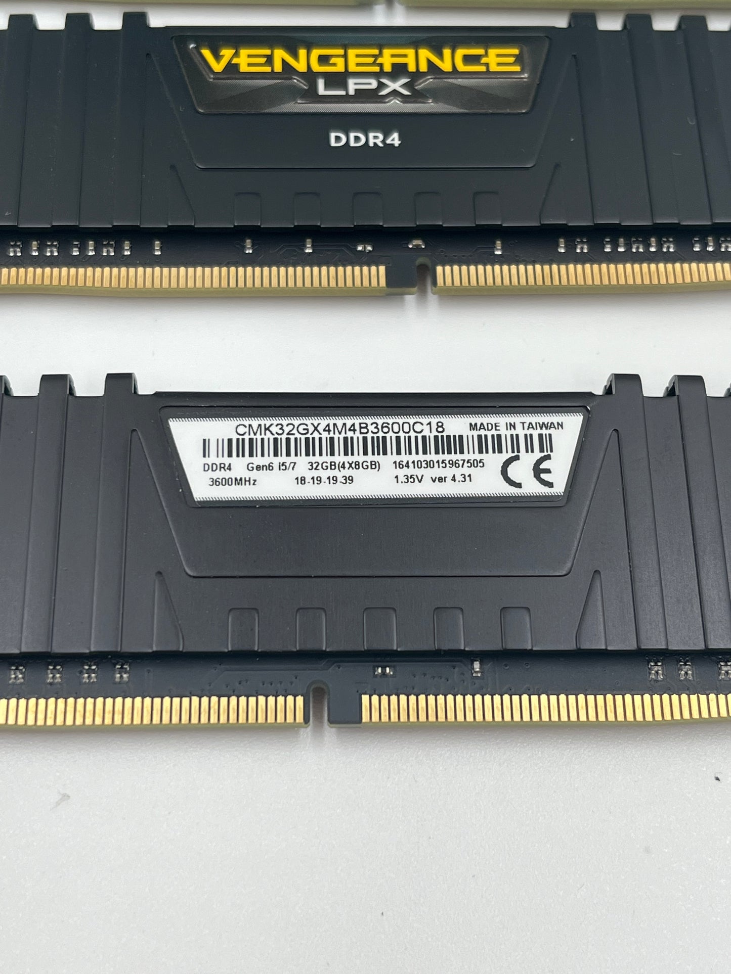 32GB (4x8GB) Corsair Vengeance 3600MHz DDR4 RAM