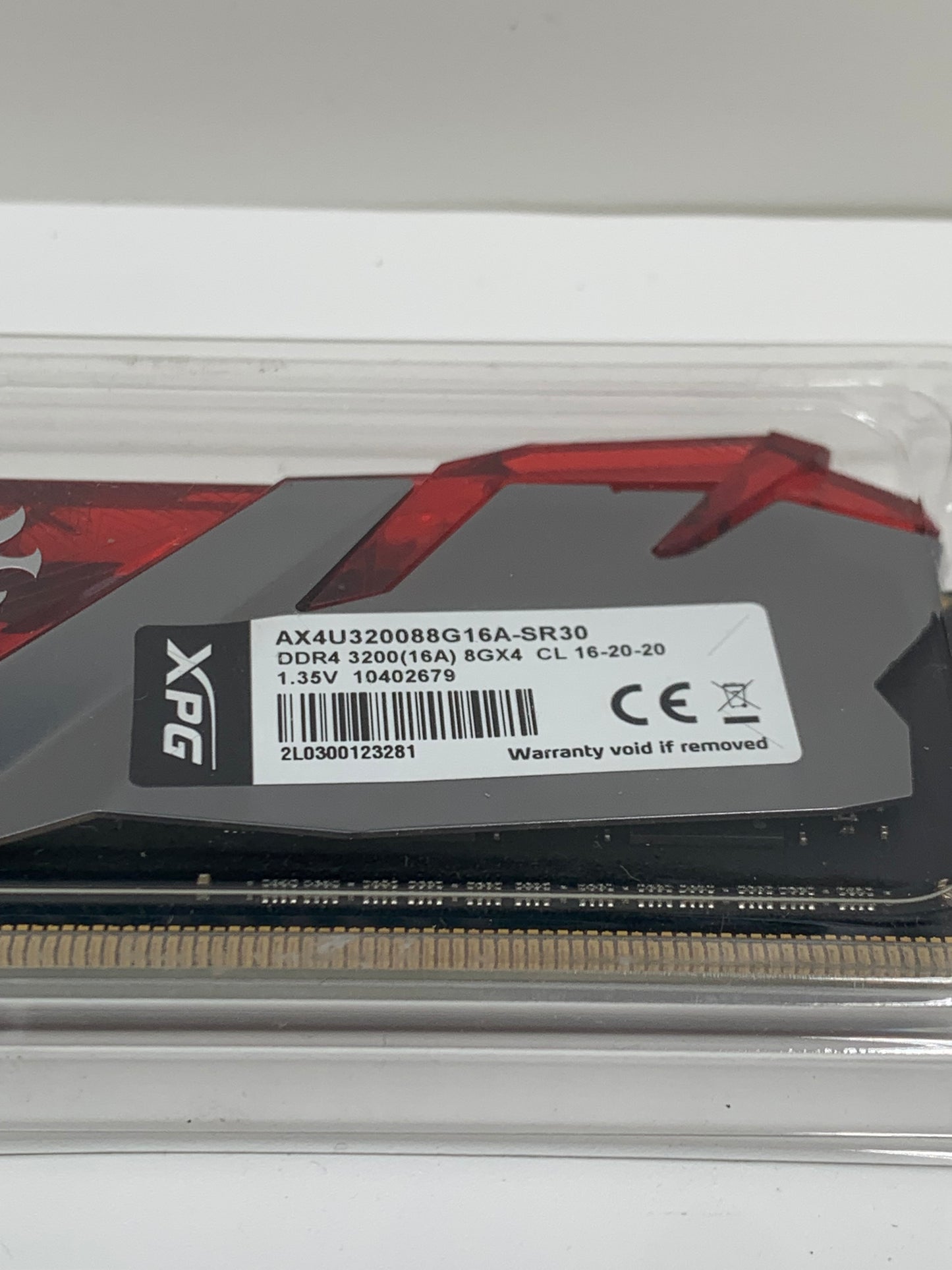8GB XPG 3200MHz DDR4 RAM