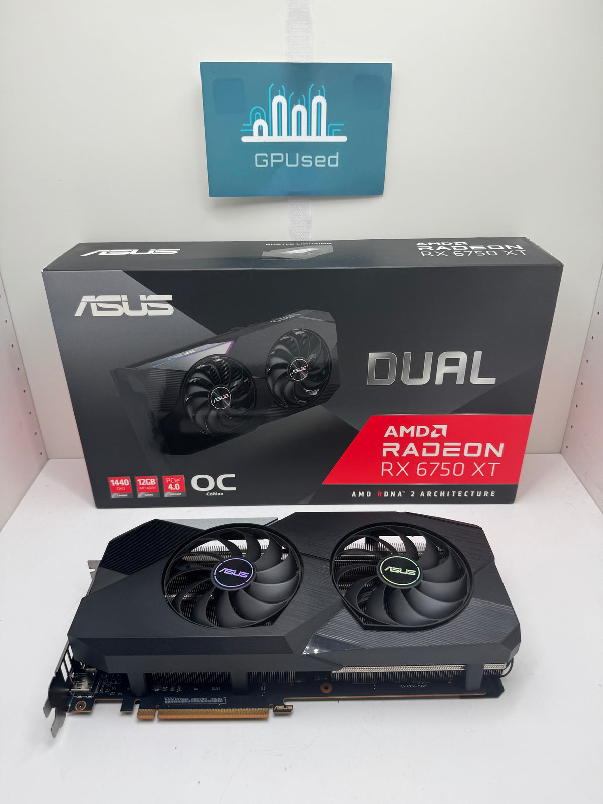 „ASUS AMD Radeon RX 6750 XT Dual“ 12 GB GDDR6 - A