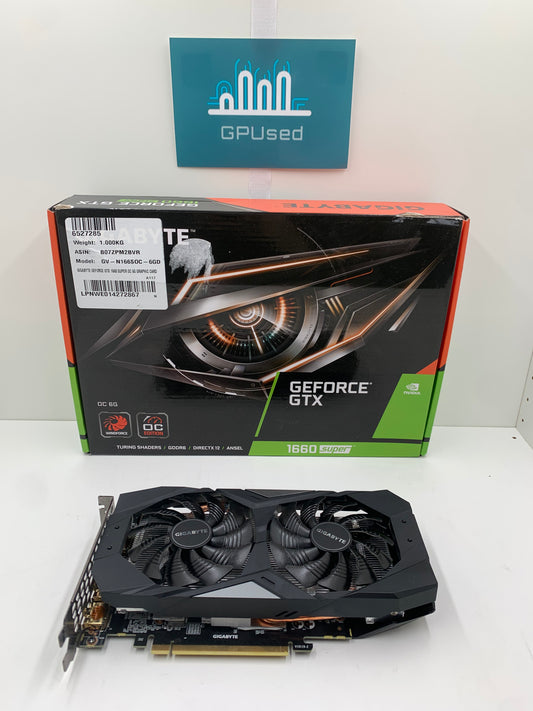 Gigabyte Nvidia GeForce GTX 1660 Super Gaming OC 6GB GDDR6 - A