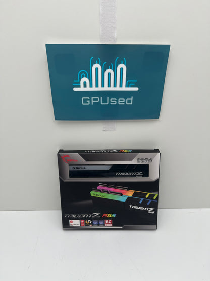 64GB (2x32GB) G.Skill Trident 3200MHz DDR4 RAM — product photograph