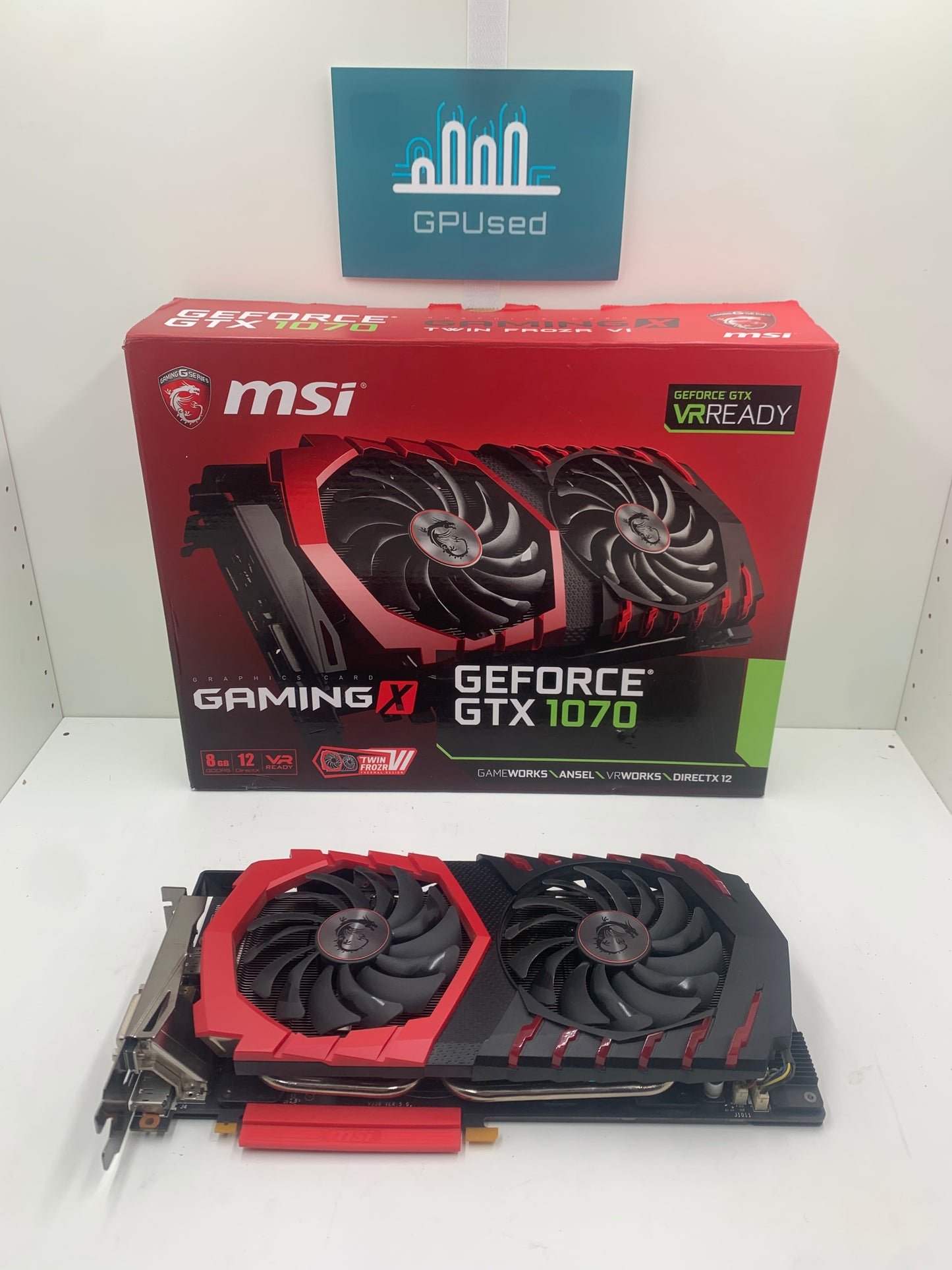 MSI Nvidia GeForce GTX 1070 Gaming X 8GB GDDR5 - A