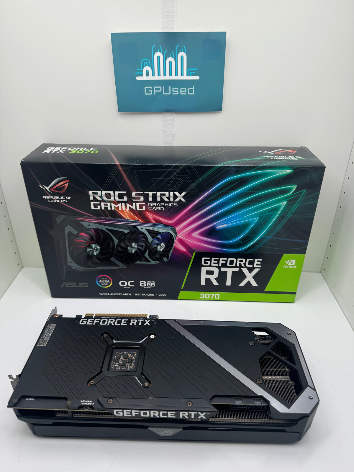 ASUS Nvidia GeForce RTX 3070 Rog Strix Gaming OC 8GB GDDR6 - B - 10% Off (Was £219.99)