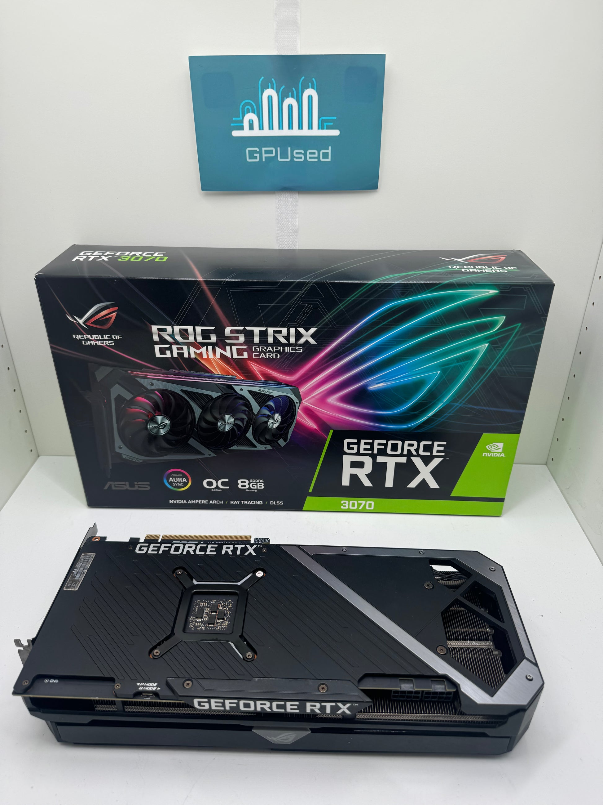 ASUS Nvidia GeForce RTX 3070 Rog Strix Gaming OC 8GB GDDR6 - B - 10% Off (Was £219.99)
