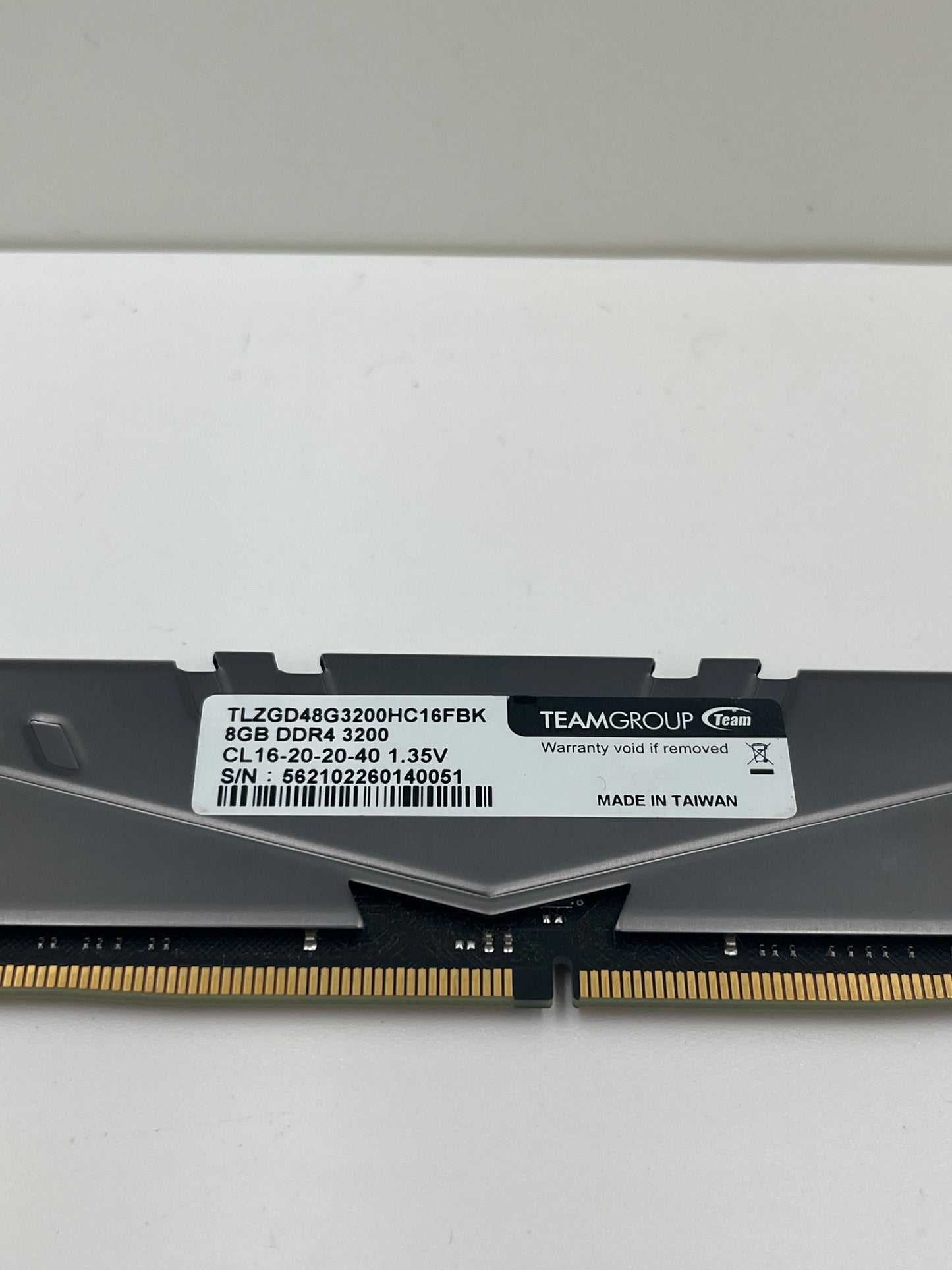 8GB Teamgroup T-Force Vulcan 3200MHz DDR4 RAM