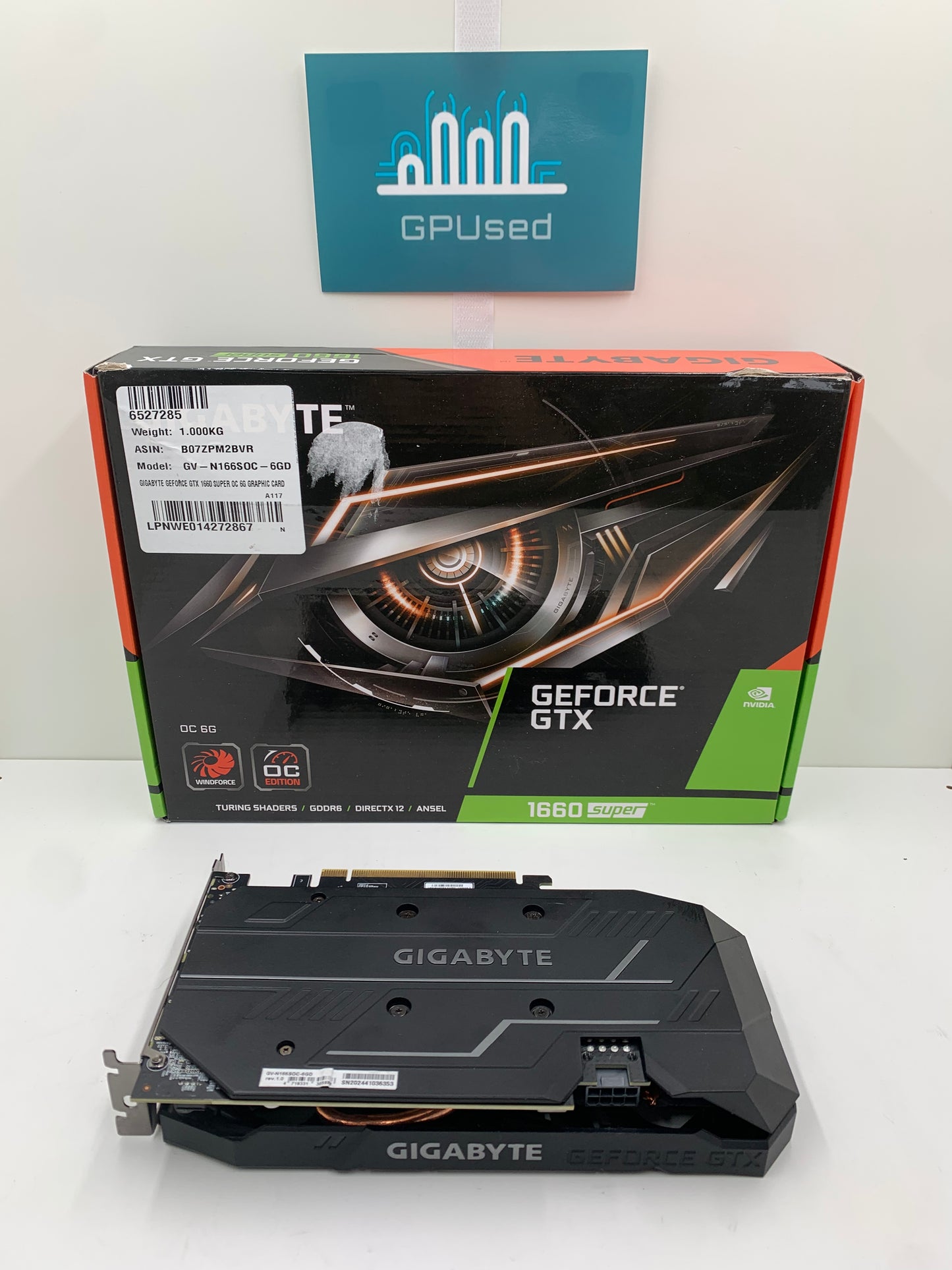 Gigabyte Nvidia GeForce GTX 1660 Super Gaming OC 6GB GDDR6 - A