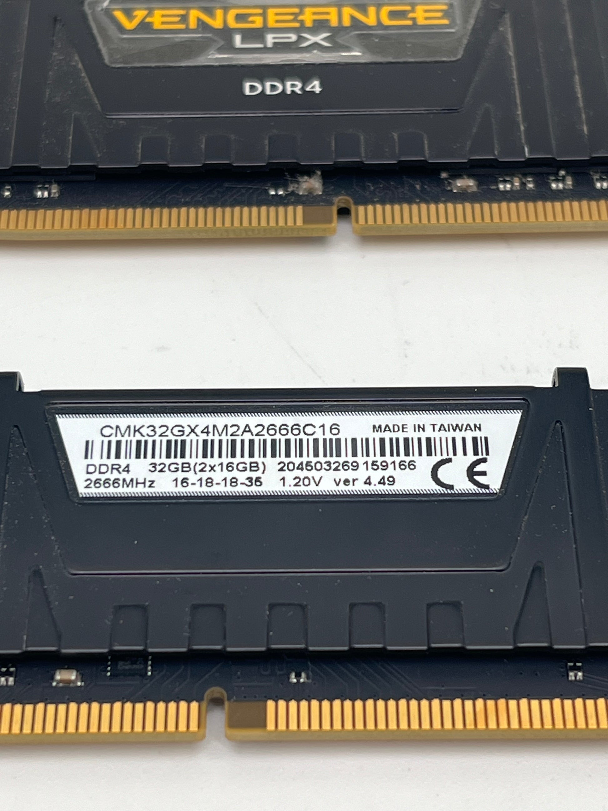 32GB (2x16GB) Corsair Vengeance 2133MHz DDR4 RAM