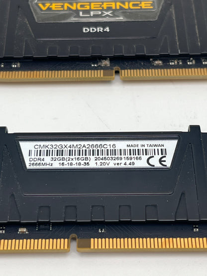 32GB (2x16GB) Corsair Vengeance 2133MHz DDR4 RAM