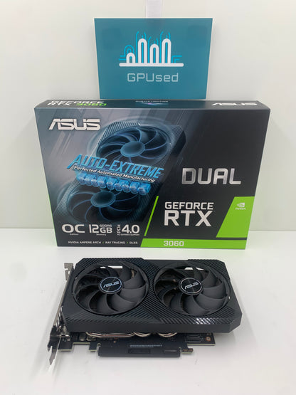 ASUS Nvidia GeForce RTX 3060 Dual OC Mini 12GB GDDR6 - A