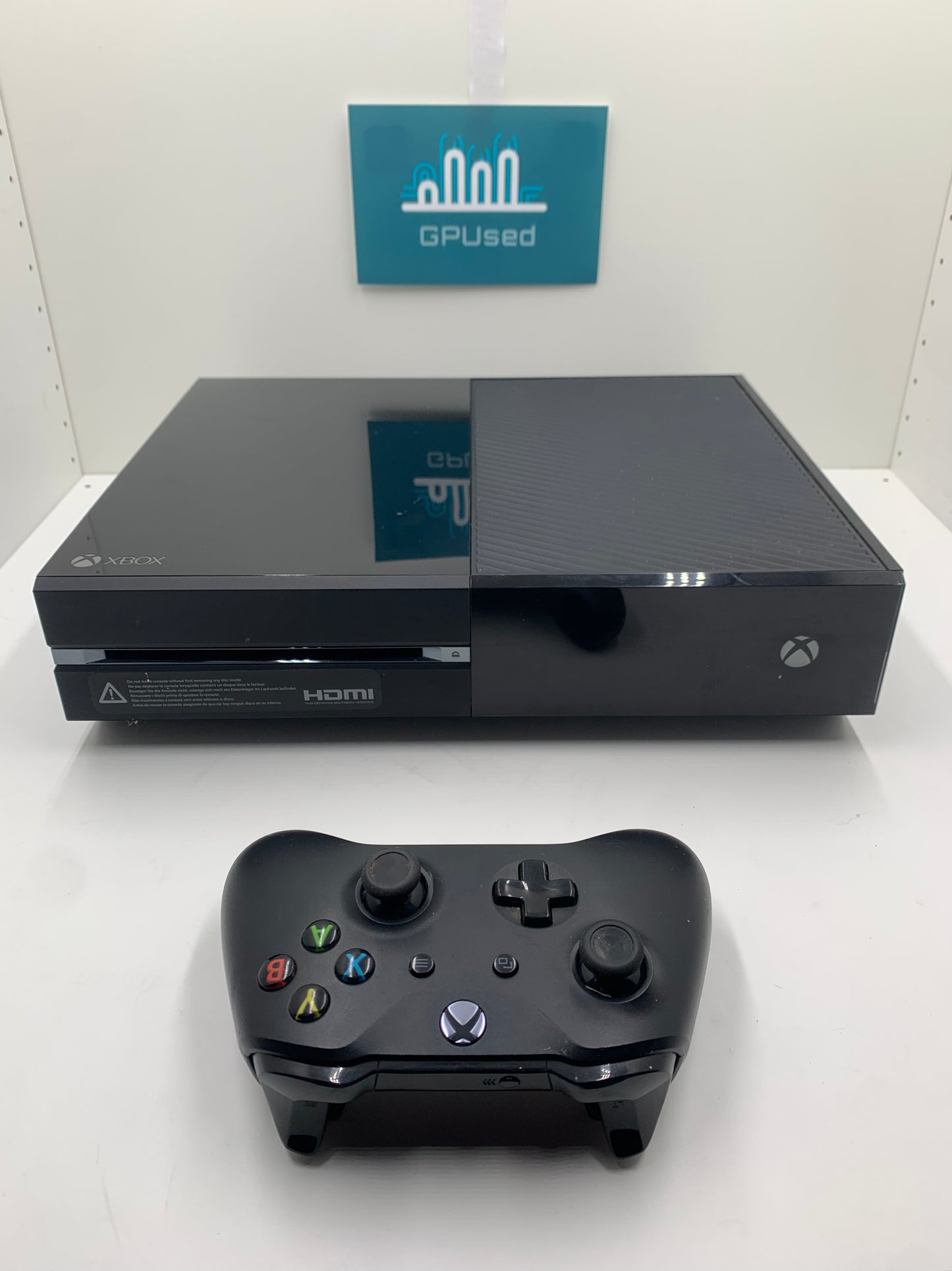 XBOX One Black 500GB Model 1540 1 Controller GPUsed